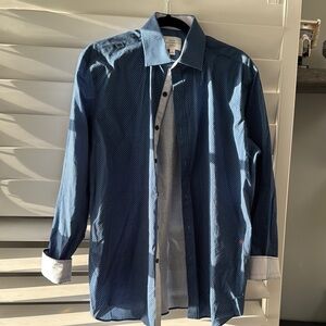 Men's Blue Dress Shirt